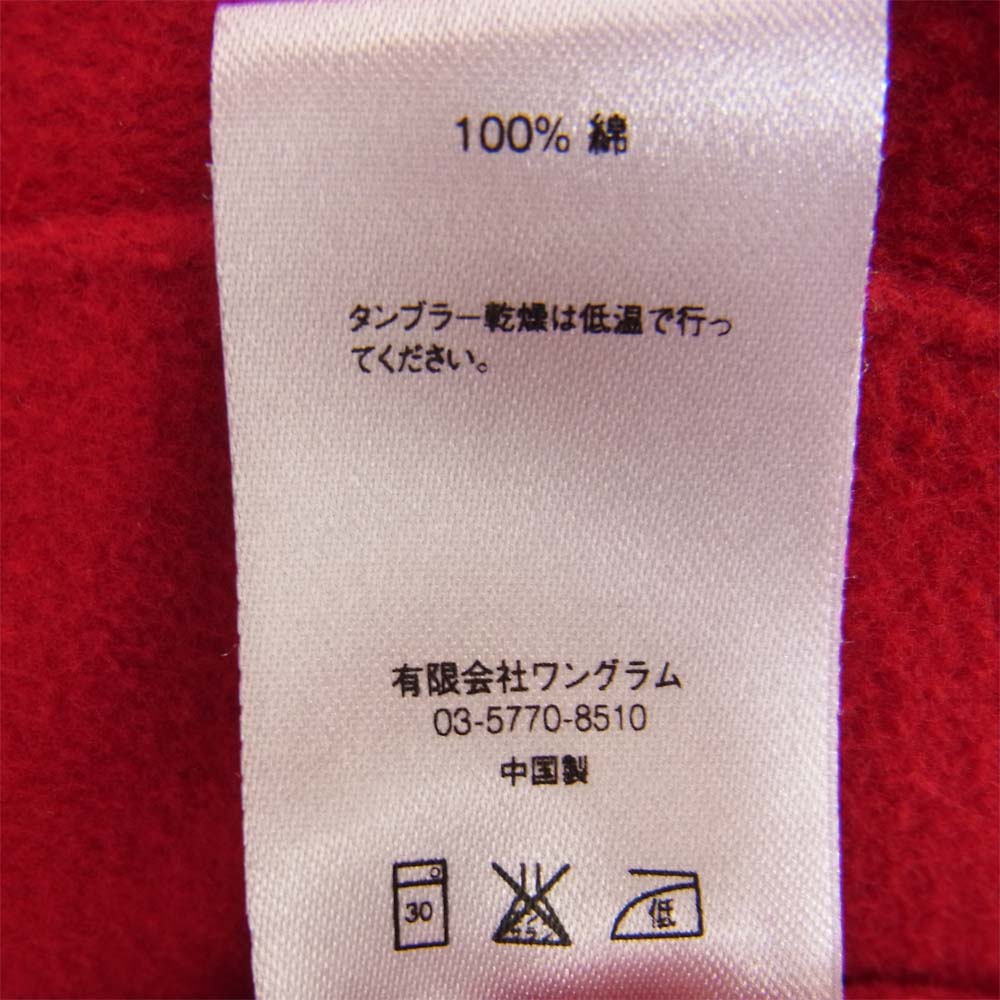 Supreme シュプリーム 15AW Moleskin Army Shirt モールスキン アーミー シャツ レッド レッド系 S【中古】