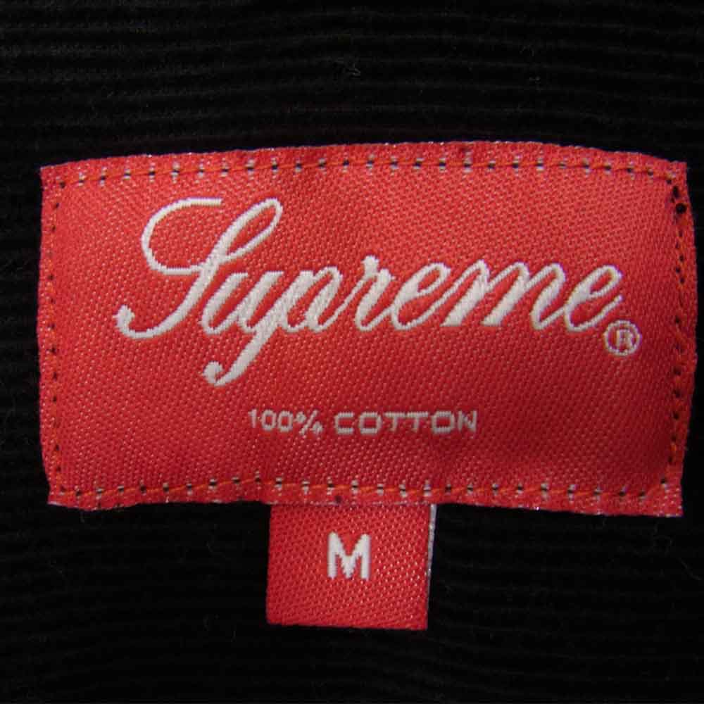 Supreme シュプリーム 16AW Corduroy Shirt コーデュロイ シャツ ブラック ブラック系 M【中古】
