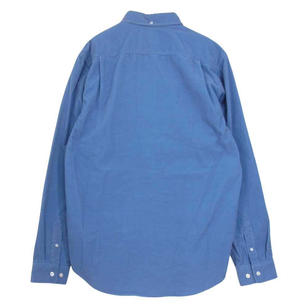 Supreme シュプリーム 16AW Corduroy Shirt コーデュロイ シャツ ブルー ブルー系 M【中古】