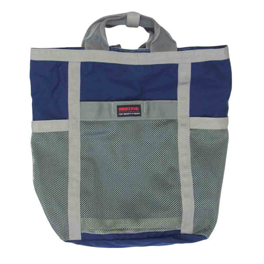 BRIEFING ブリーフィング BEAUTY&YOUTH別注 MESH MARKET SAC DAY PACK メッシュ マーケットサック バックパック リュック ネイビー系【中古】