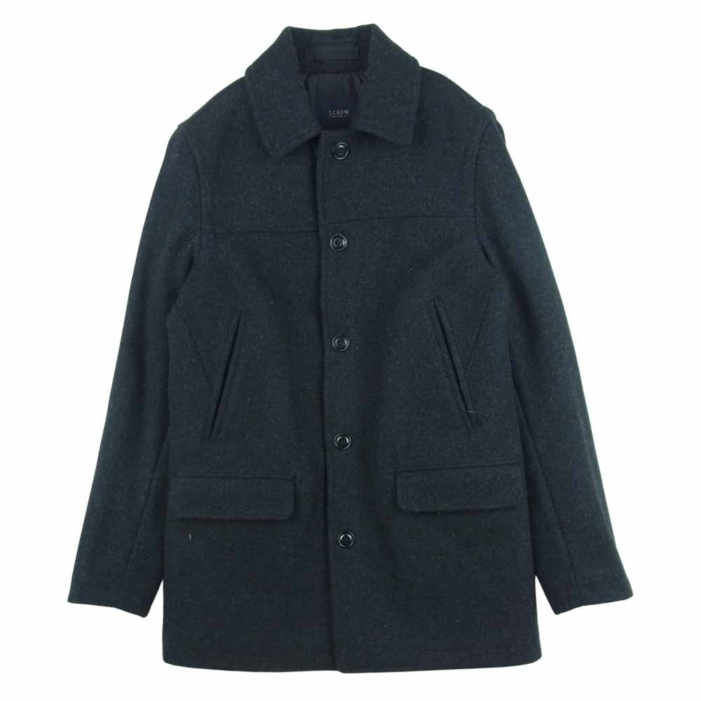 J.CREW 中綿 シンサレート ウール スリムフィット コート 中国製 ブラック系 XS【中古】