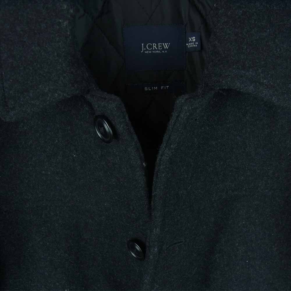 J.CREW 中綿 シンサレート ウール スリムフィット コート 中国製 ブラック系 XS【中古】