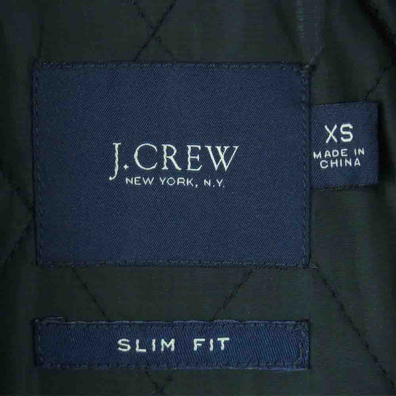J.CREW 中綿 シンサレート ウール スリムフィット コート 中国製 ブラック系 XS【中古】