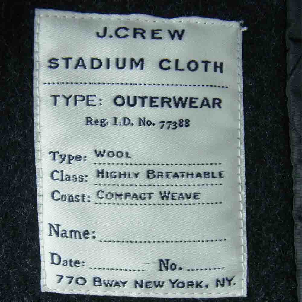 J.CREW 中綿 シンサレート ウール スリムフィット コート 中国製 ブラック系 XS【中古】