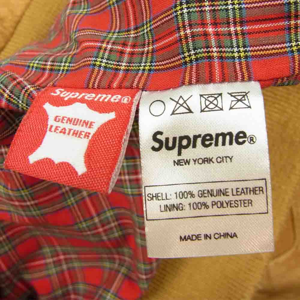 Supreme シュプリーム 12SS Suede Bomber Jacket スエード レザー ボンバー ジャケット ベージュ系 S【中古】