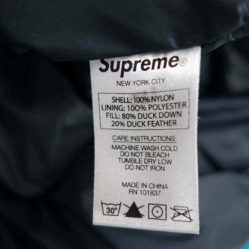 Supreme シュプリーム 15AW Uptown Down Parka アップタウン 700fill ダウン パーカ ジャケット ライトブルー系 S【中古】