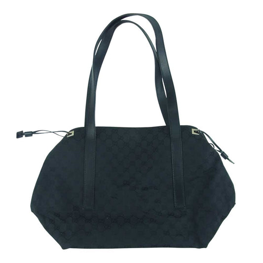 GUCCI グッチ 30501 20047 GGキャンバス トート バッグ イタリア製 ブラック系【中古】