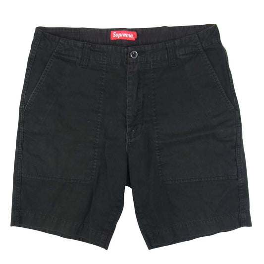 Supreme シュプリーム 14SS Military Short ミリタリー ショーツ ブラック系 30【中古】