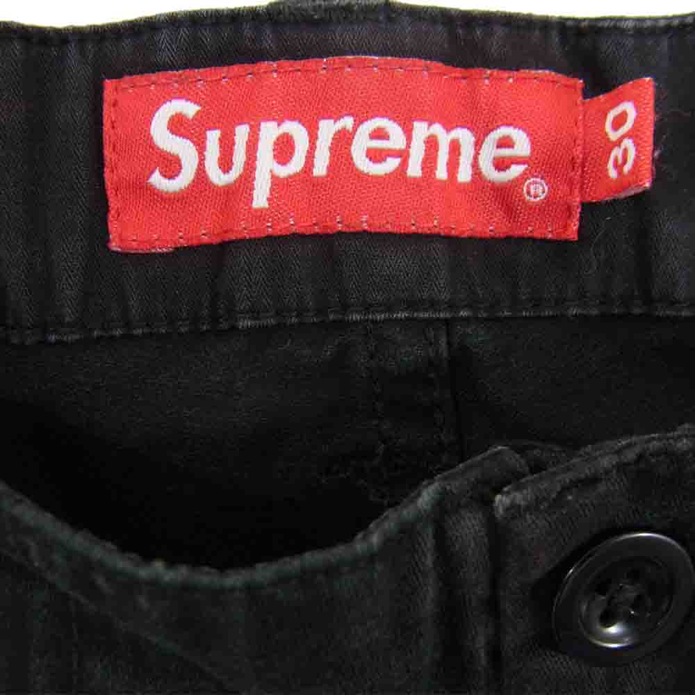 Supreme シュプリーム 14SS Military Short ミリタリー ショーツ ブラック系 30【中古】