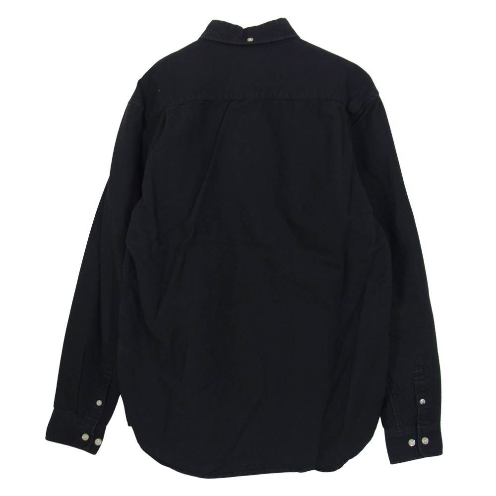 Supreme シュプリーム Button Down Shirt ボタン ダウン シャツ 黒 ブラック系 S【中古】