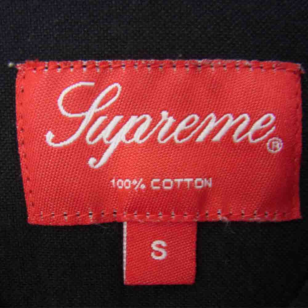Supreme シュプリーム Button Down Shirt ボタン ダウン シャツ 黒 ブラック系 S【中古】