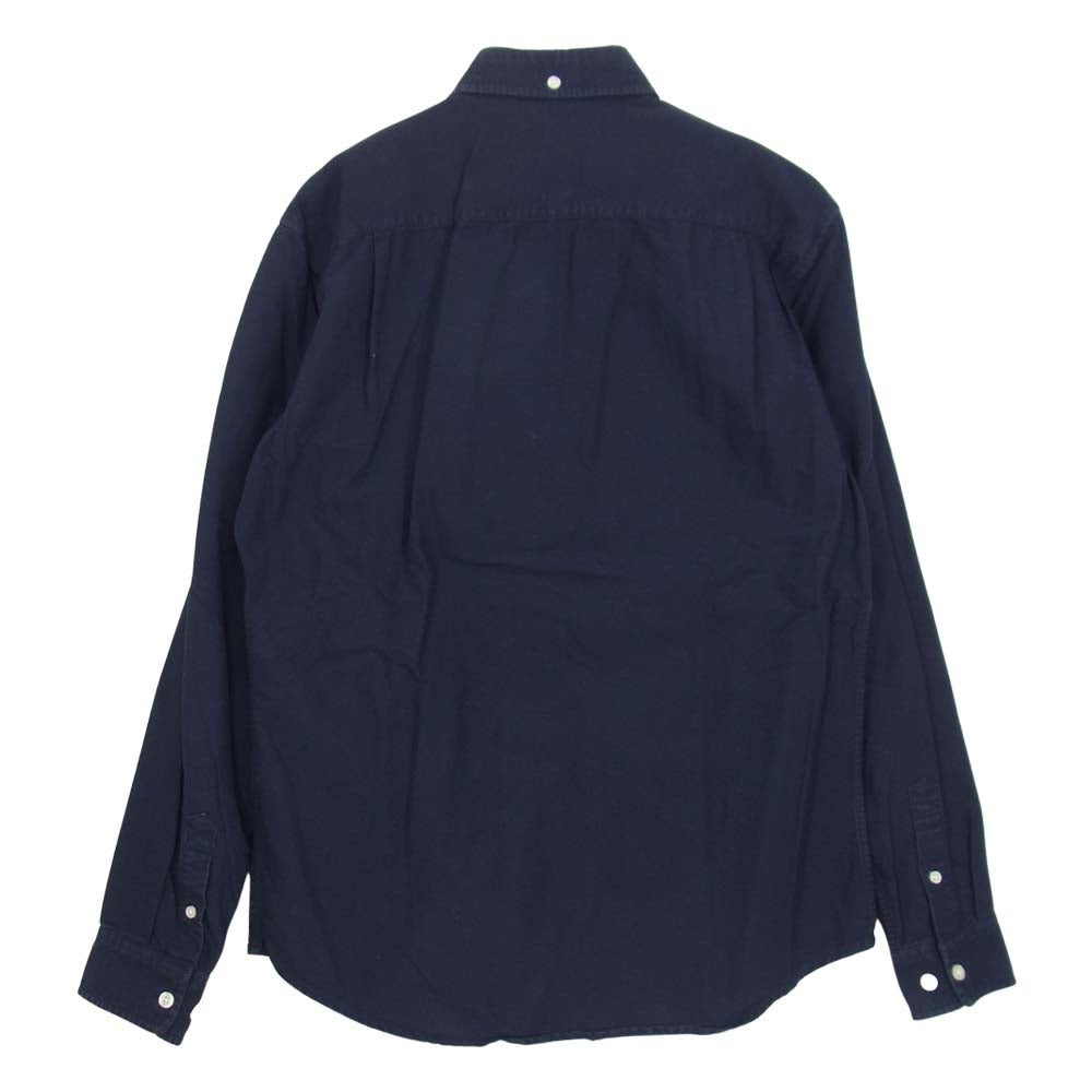 Supreme シュプリーム Button Down Shirt ボタン ダウン シャツ 紺 ネイビー系 S【中古】