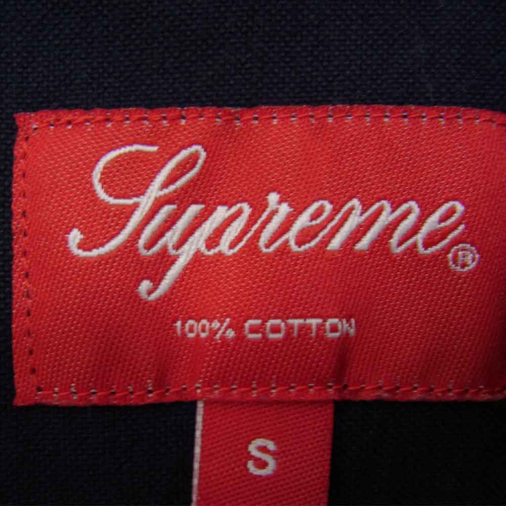 Supreme シュプリーム Button Down Shirt ボタン ダウン シャツ 紺 ネイビー系 S【中古】