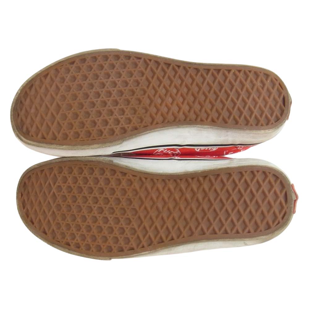 Supreme シュプリーム × Vans FUCK EM ERA バンズ エラ スニーカー レッド系 26.5cm【中古】