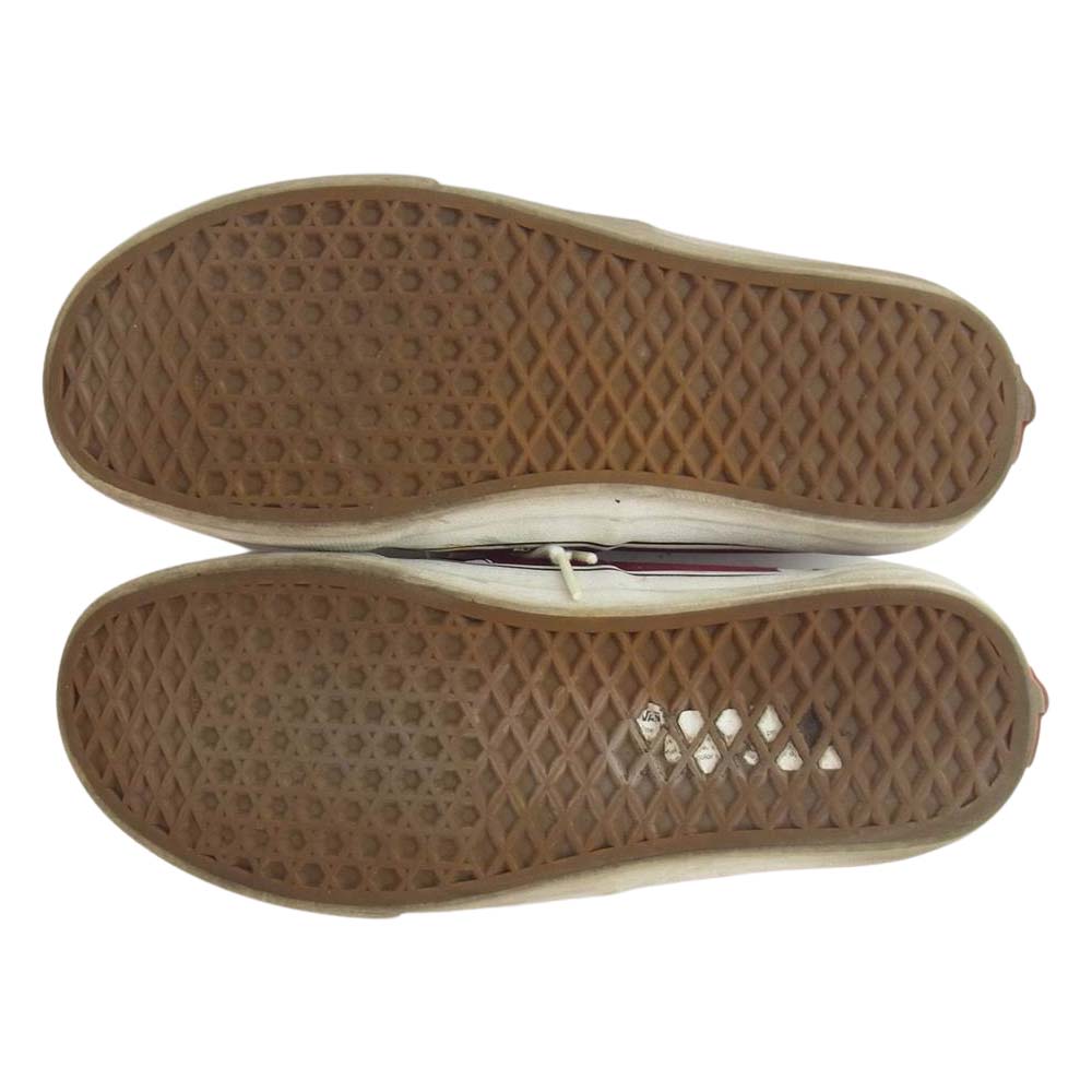 Supreme シュプリーム ×Playboy × Vans Authentic プレイボーイ バンズ オーセンティック スニーカー ワインレッド系 26.5cm【中古】