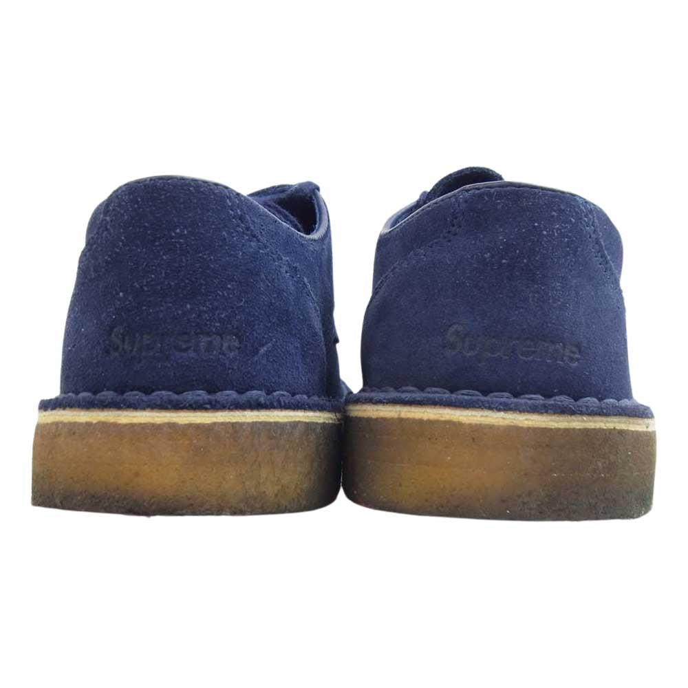 Supreme シュプリーム × Clarks MALI LOW デザート マリ ブーツ ネイビー系 ブルー系 US9M【中古】