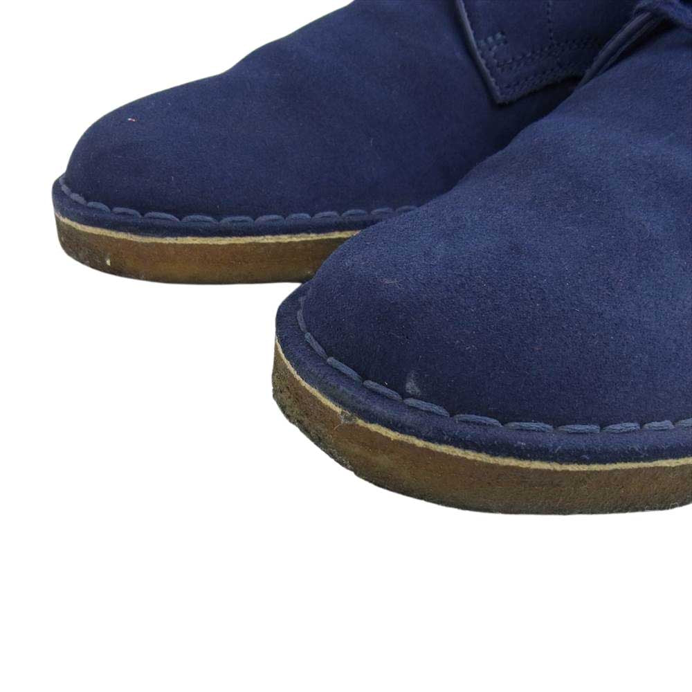 Supreme シュプリーム × Clarks MALI LOW デザート マリ ブーツ ネイビー系 ブルー系 US9M【中古】