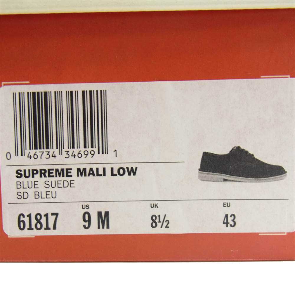 Supreme シュプリーム × Clarks MALI LOW デザート マリ ブーツ ネイビー系 ブルー系 US9M【中古】