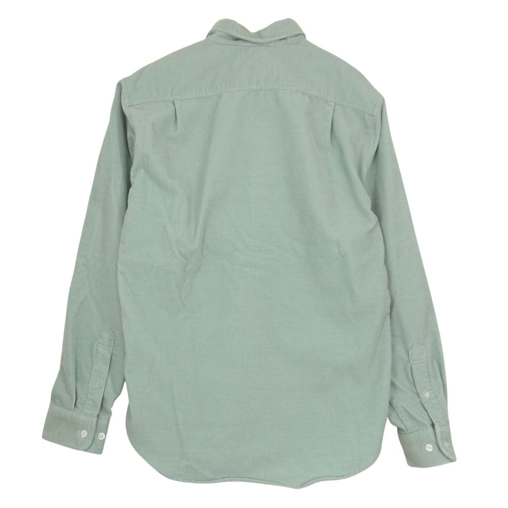 Supreme シュプリーム Corduroy shirts コーデュロイ シャツ ライトグリーン系【中古】