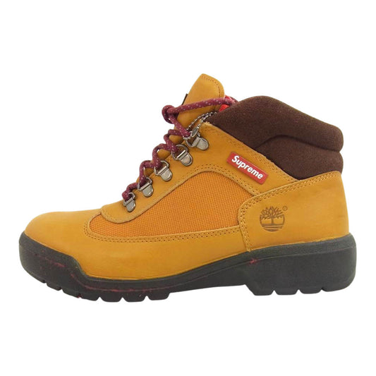 Supreme シュプリーム × Timberland Field Boot ティンバーランド フィールドブーツ ブラウン系 26.5cm【中古】