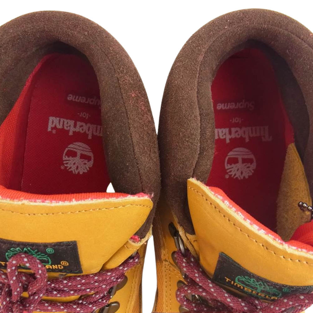 Supreme シュプリーム × Timberland Field Boot ティンバーランド フィールドブーツ ブラウン系 26.5cm【中古】