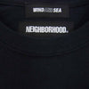 NEIGHBORHOOD ネイバーフッド 211EL04N-STM01S × WIND AND SEA ウィンダンシー CASETIFY ケースティファイ プリント 半袖 Tシャツ ブラック系 M【中古】