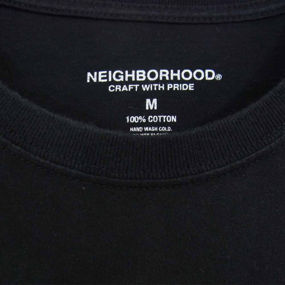 NEIGHBORHOOD ネイバーフッド 211PCNH-ST02S CI-1 / C-TEE.SS Tシャツ ブラック系 M【中古】