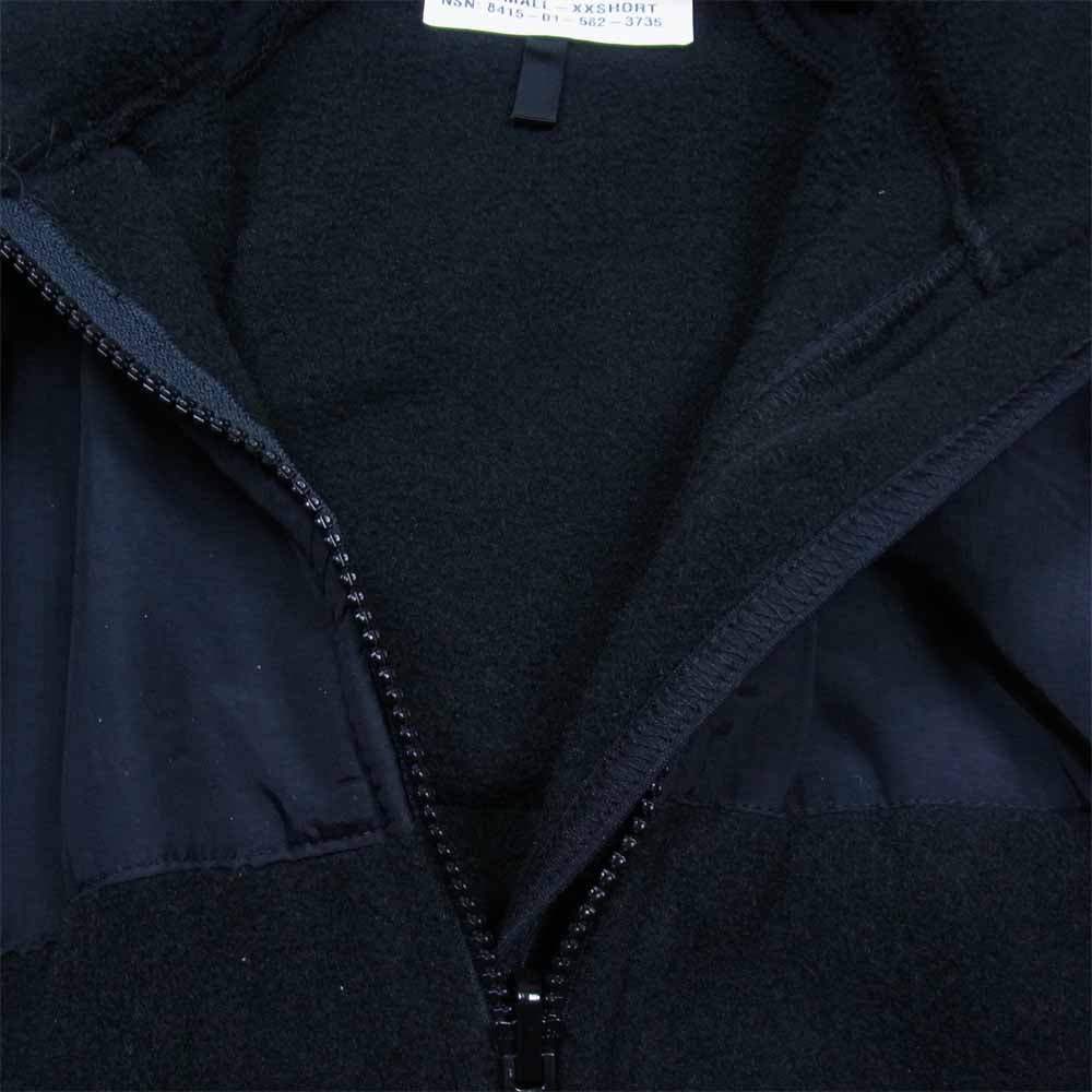 アメリカ軍 8415-01-582-3735 LINER PARKA ライナー フリース ジャケット ブラック系 S【中古】