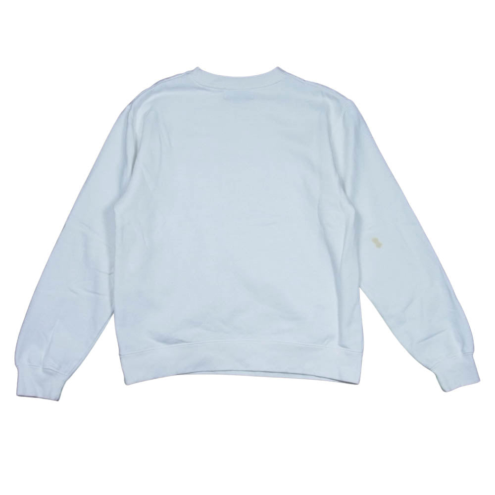 ファッキングオーサム ロゴプリント クルーネック スウェット ホワイト系 S【中古】