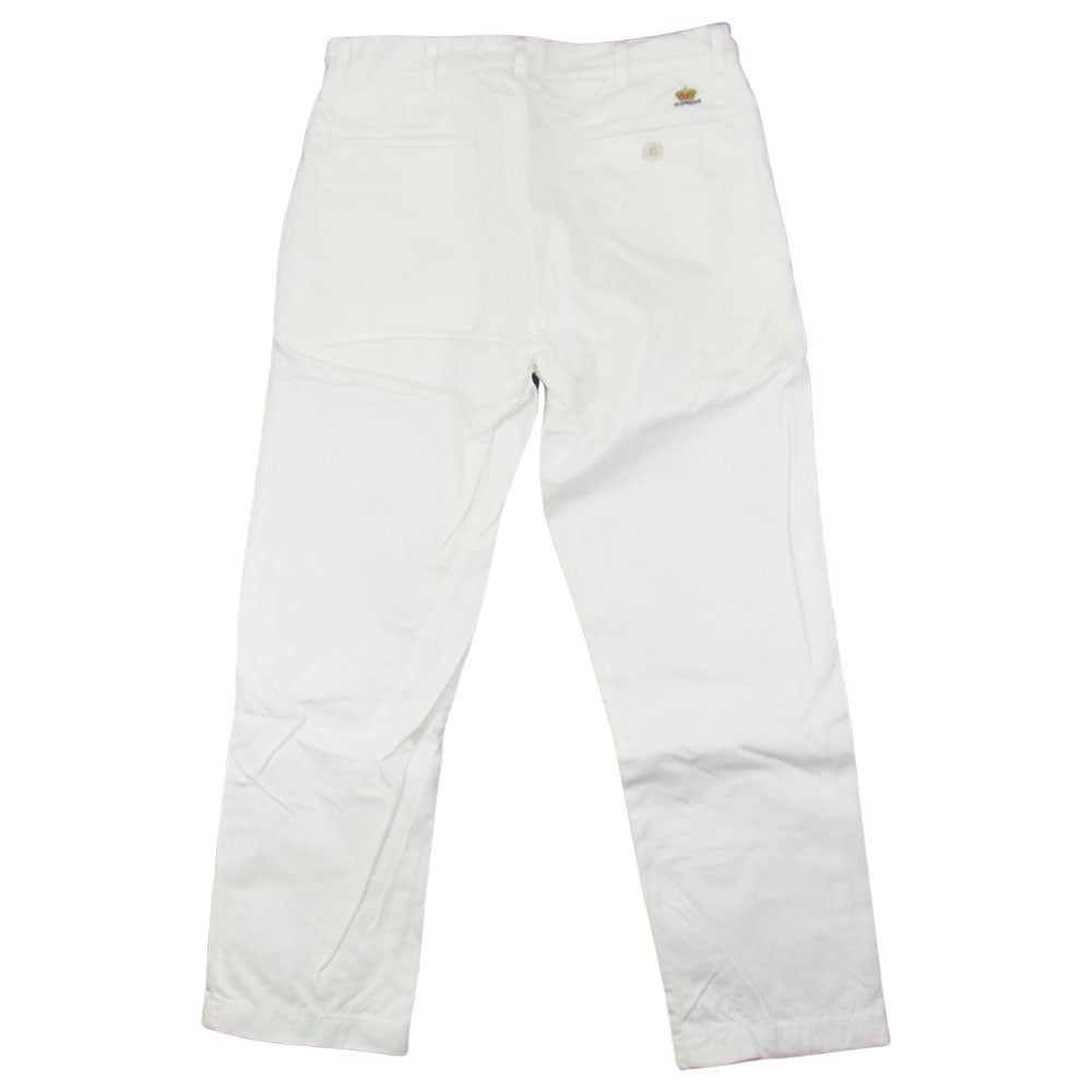Supreme シュプリーム 15SS Chino Pant クラウン チノパンツ ホワイト系 S【中古】
