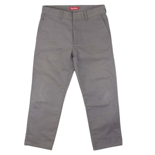 Supreme シュプリーム ワングラムタグ Work Pant ワーク パンツ グレー グレー系 30【中古】