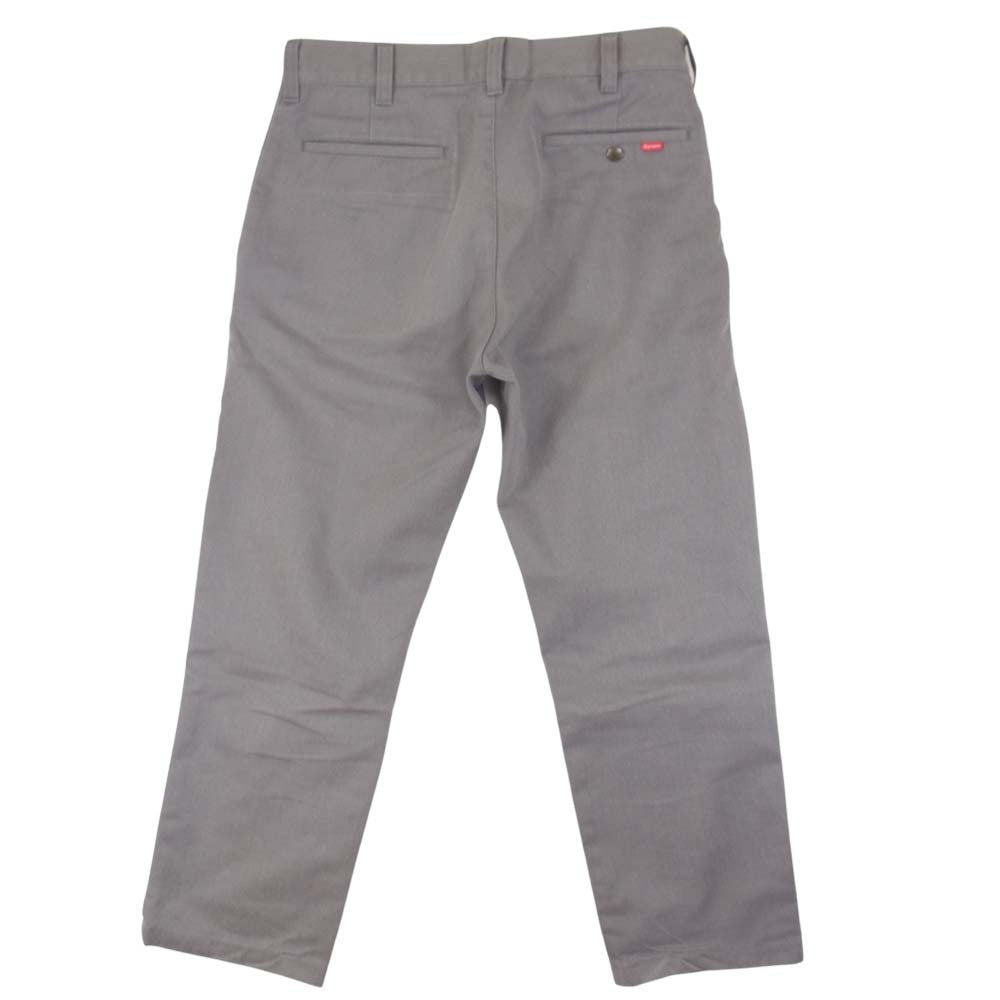 Supreme シュプリーム ワングラムタグ Work Pant ワーク パンツ グレー グレー系 30【中古】