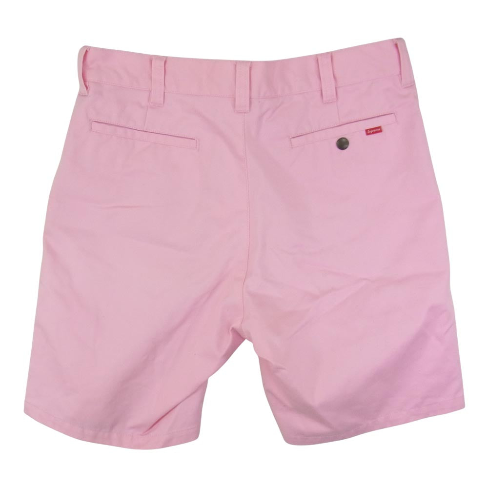 Supreme シュプリーム 15SS Work Shorts ワーク ショーツ ショート パンツ ピンク ピンク系 30【中古】