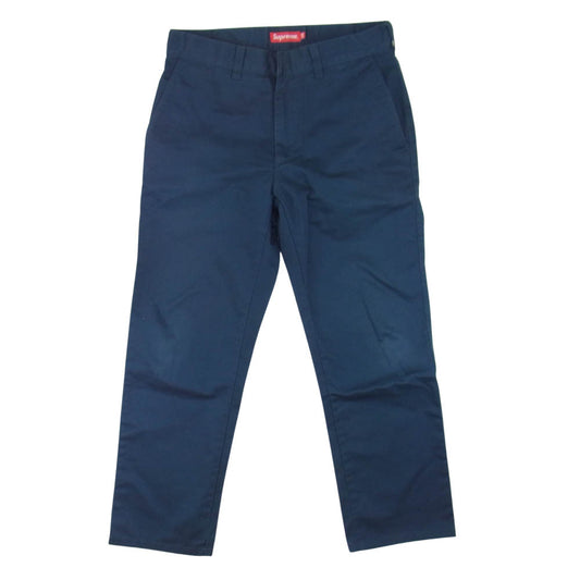 Supreme シュプリーム ワングラムタグ Work Pant ワーク パンツ 紺 ネイビー系 30【中古】