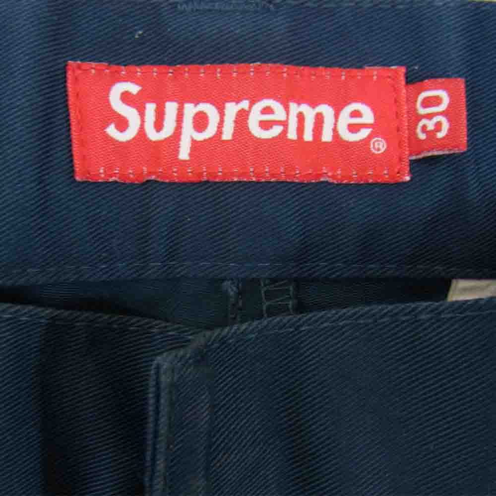Supreme シュプリーム ワングラムタグ Work Pant ワーク パンツ 紺 ネイビー系 30【中古】