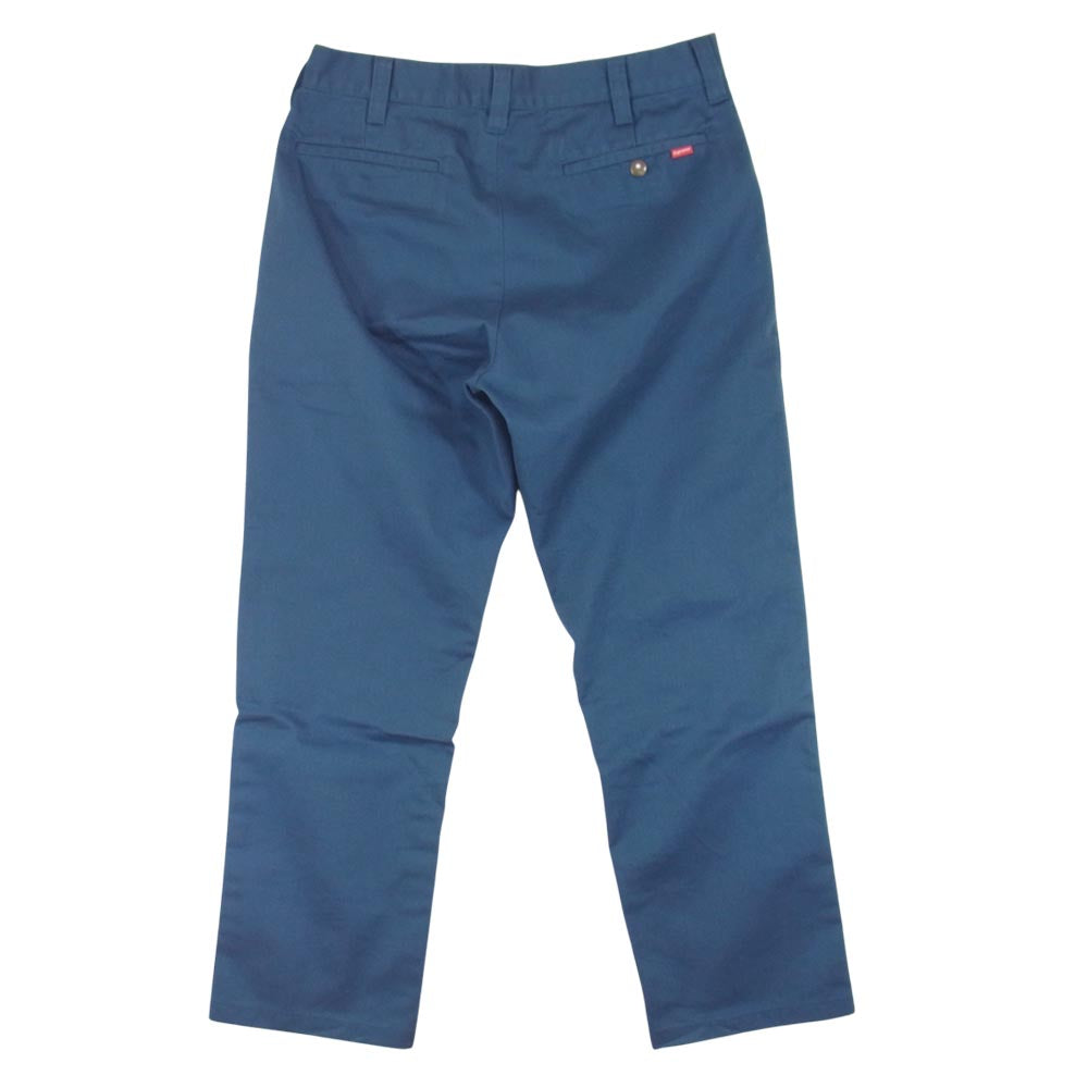 Supreme シュプリーム 17SS ワングラムタグ Work Pant ワーク パンツ 紺 ネイビー系 30【中古】