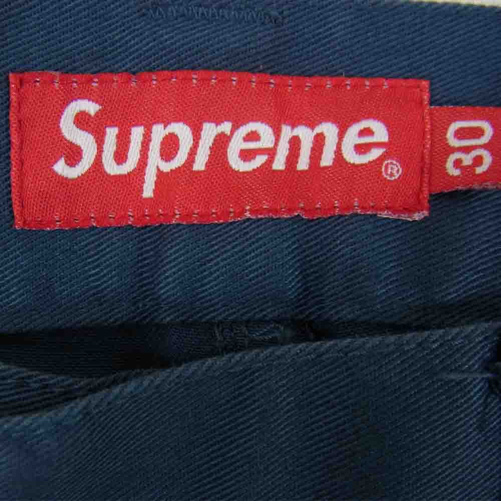 Supreme シュプリーム 17SS ワングラムタグ Work Pant ワーク パンツ 紺 ネイビー系 30【中古】