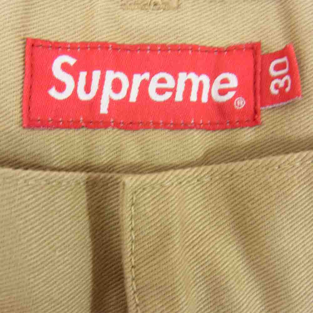 Supreme シュプリーム ワングラムタグ Work Pant ワーク パンツ ベージュ ベージュ系 30【中古】