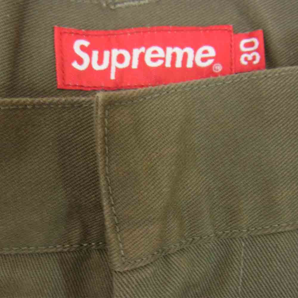 Supreme シュプリーム ワングラムタグ ワーク パンツ カーキ カーキ系 30【中古】