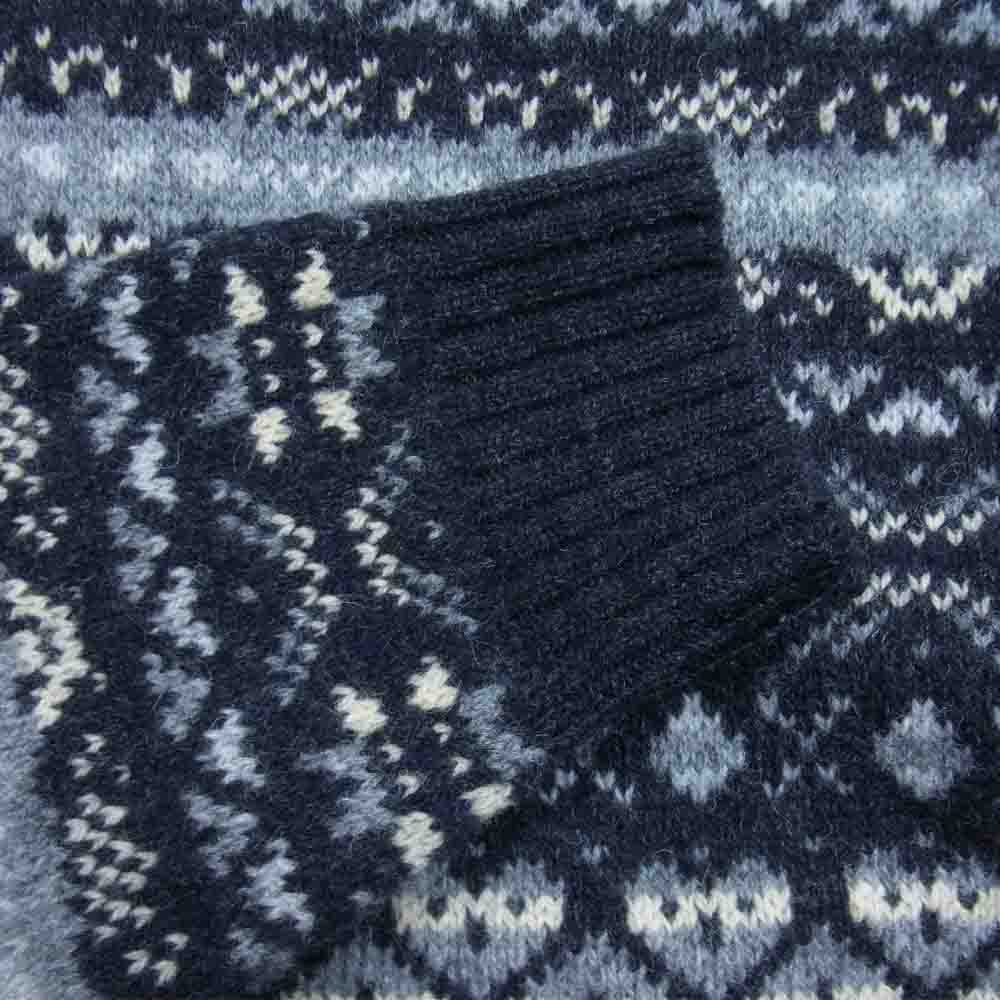 INVERALLAN インバーアラン 英国製 クルーネック ニット セーター ブラック系 36【中古】