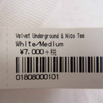 Supreme シュプリーム 19AW Velvet Underground & Nico Tee ベルベット アンダーグラウンド ニコ 半袖 Tシャツ ホワイト系 M【新古品】【未使用】【中古】