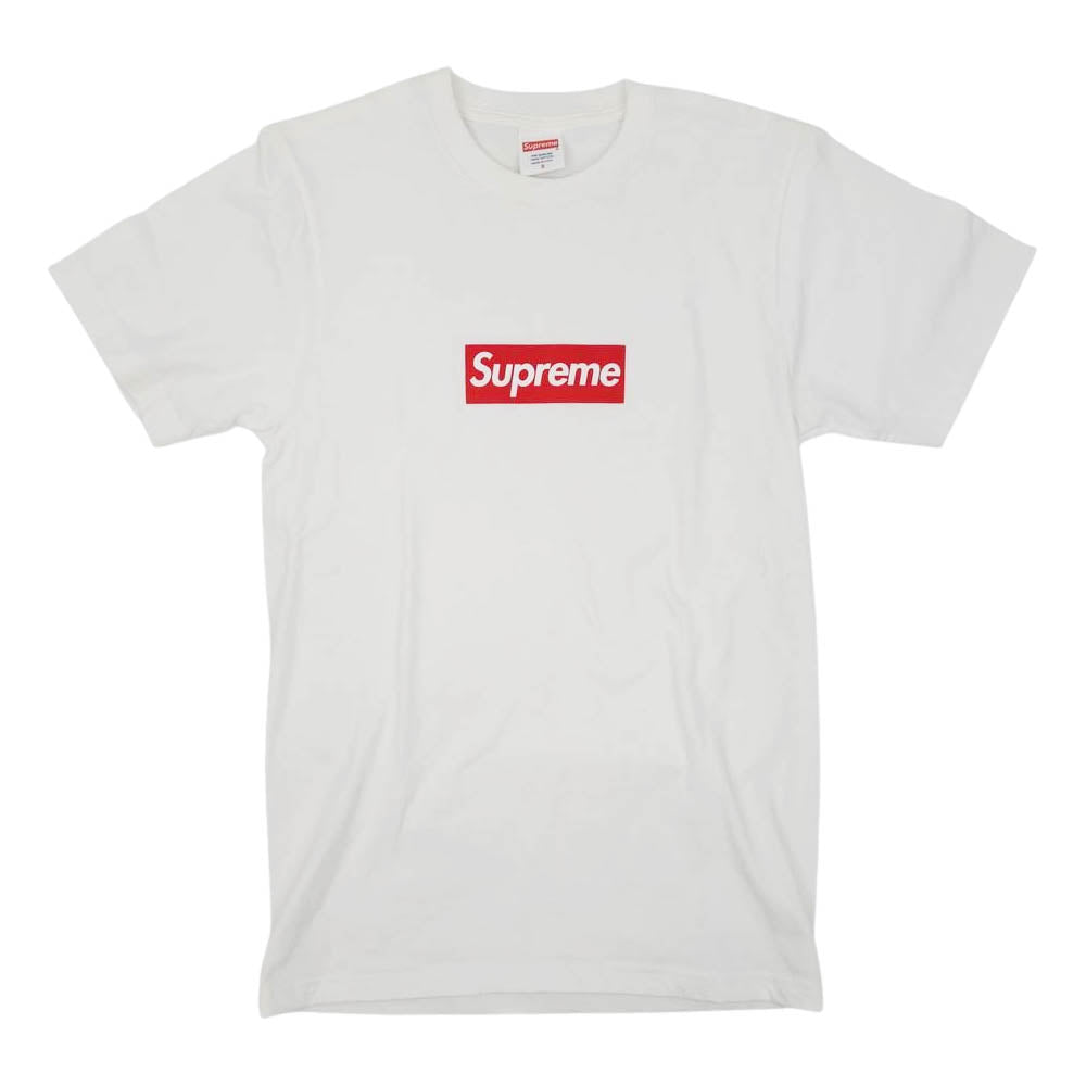 Supreme シュプリーム 14SS 20th Anniversary Box Logo Tee 20周年記念 ボックスロゴ 半袖 Tシャツ ホワイト系 S【中古】
