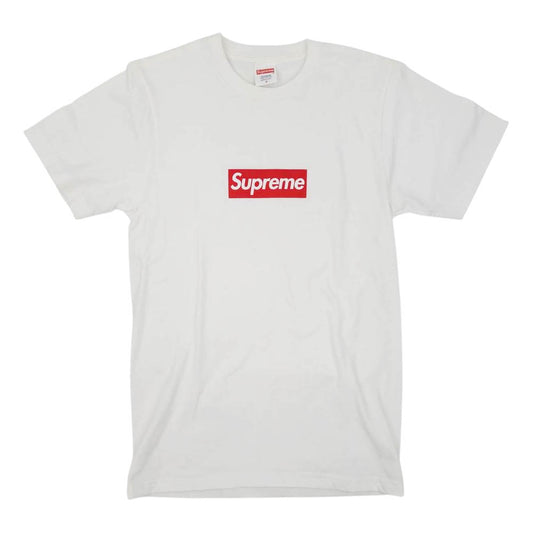 Supreme シュプリーム 14SS 20th Anniversary Box Logo Tee 20周年記念 ボックスロゴ 半袖 Tシャツ ホワイト系 S【中古】
