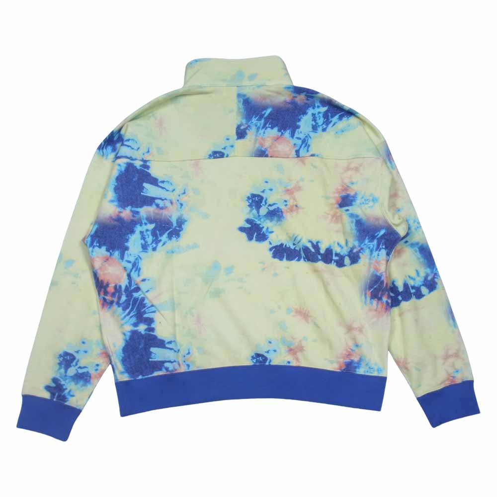 A BATHING APE アベイシングエイプ 1I30113008 TIE DYE STAND COLLAR LOOSE FIT SWEAT タイダイ スタンドカラー ルーズフィット スウェット マルチカラー系 M【新古品】【未使用】【中古】