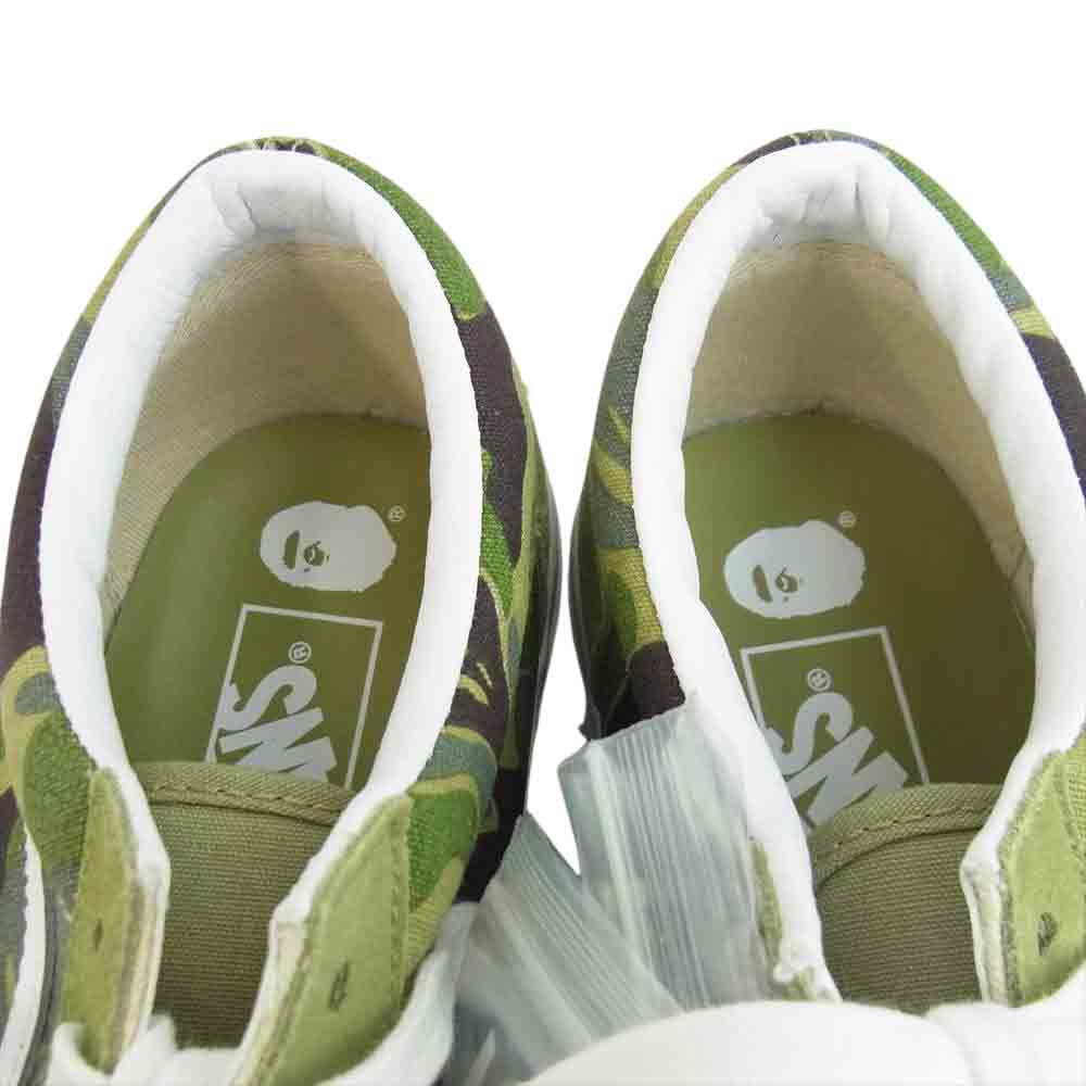 A BATHING APE アベイシングエイプ 1H73191910 × VANS バンズ ABC Camo Old Skool カモ オールドスクール グリーン系 29cm【新古品】【未使用】【中古】