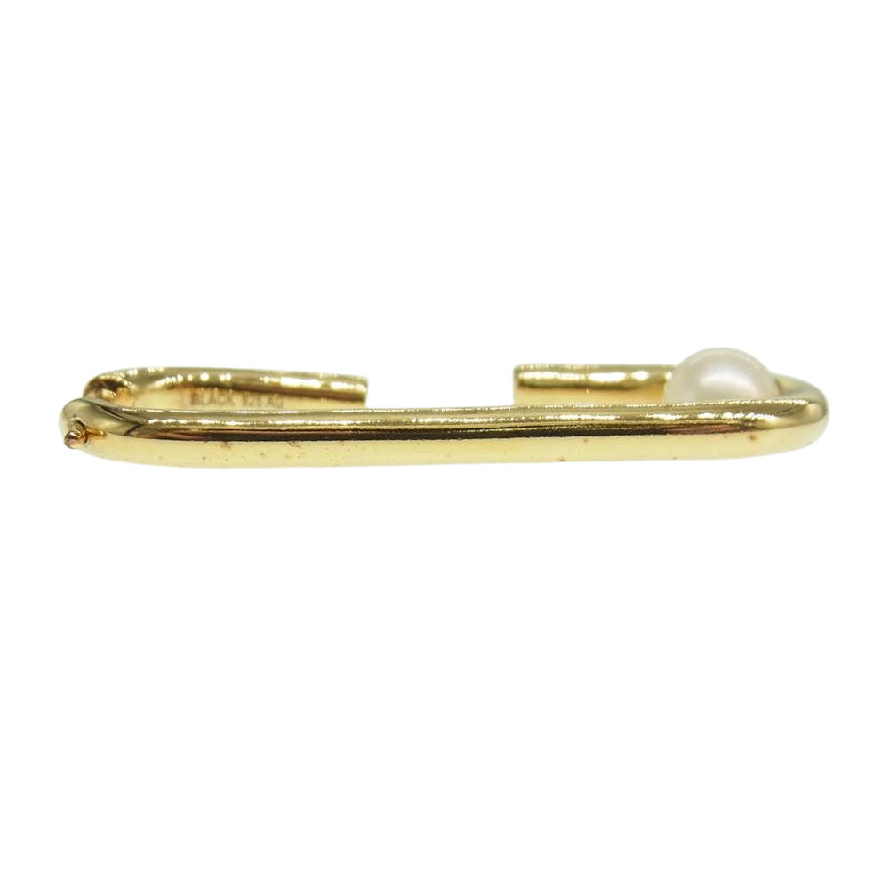 マリアブラック Oval With Pearl オーバル ウィズパール ピアス ゴールド系【中古】