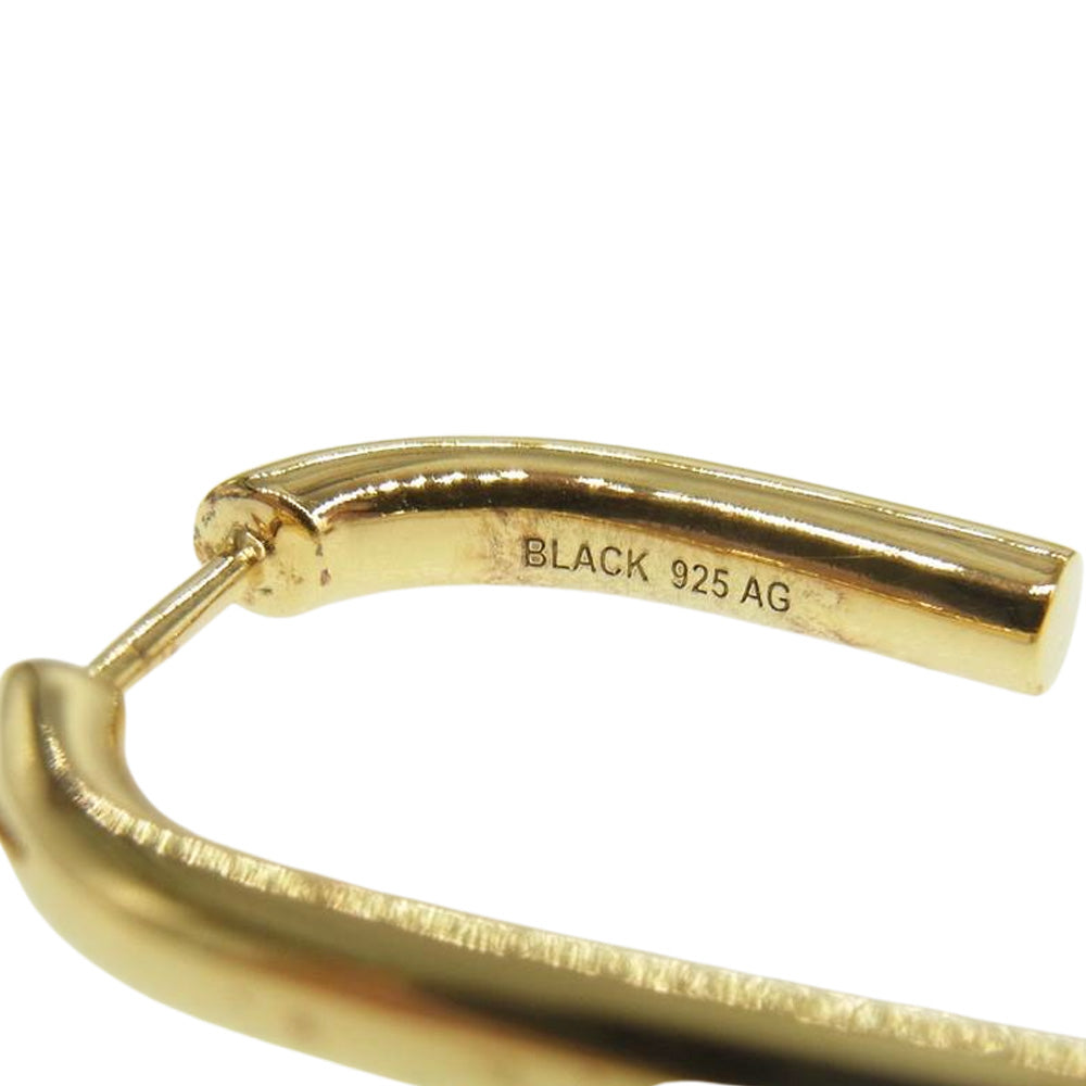 マリアブラック Oval With Pearl オーバル ウィズパール ピアス ゴールド系【中古】