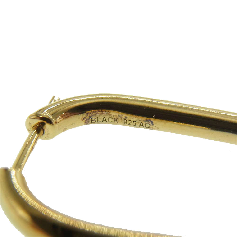 マリアブラック Oval With Pearl オーバル ウィズパール ピアス ゴールド系【中古】