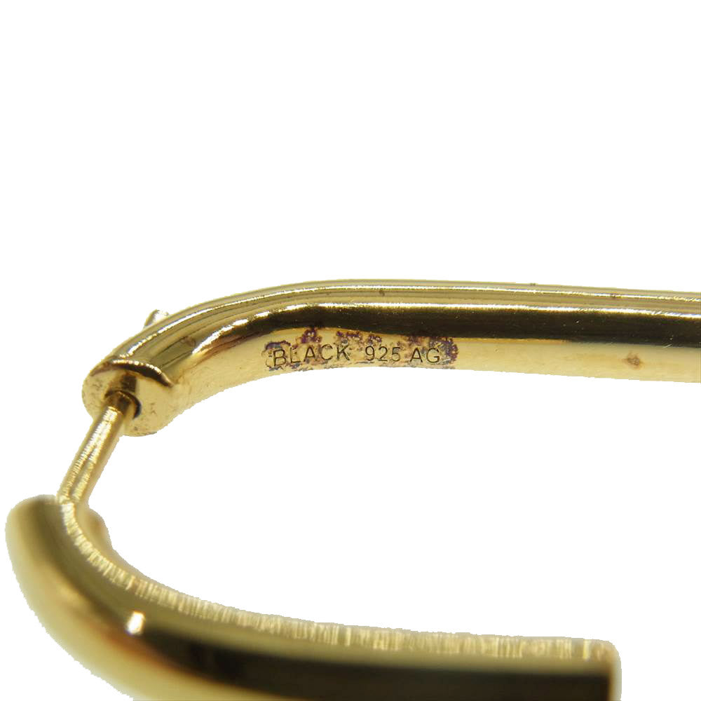 マリアブラック Oval With Pearl オーバル ウィズパール ピアス ゴールド系【中古】