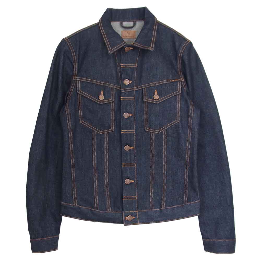 Nudie Jeans ヌーディージーンズ BILLY ビリー デニム ジャケット インディゴブルー系 S【美品】【中古】
